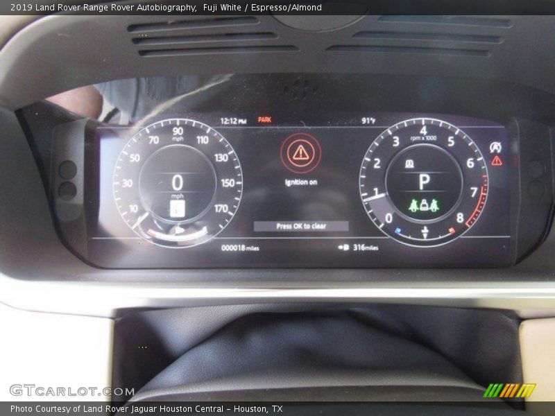 Fuji White / Espresso/Almond 2019 Land Rover Range Rover Autobiography
