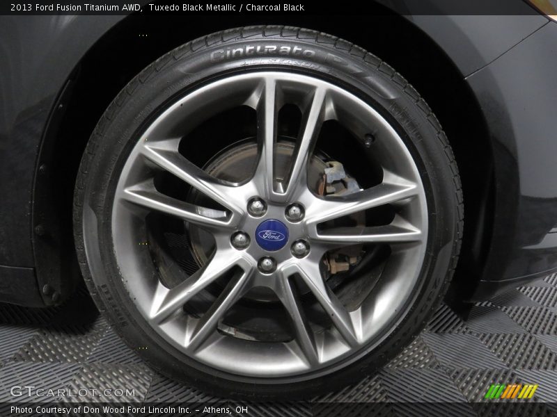 Tuxedo Black Metallic / Charcoal Black 2013 Ford Fusion Titanium AWD
