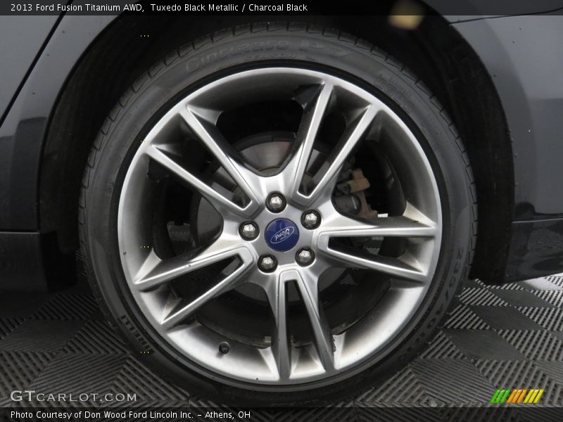 Tuxedo Black Metallic / Charcoal Black 2013 Ford Fusion Titanium AWD