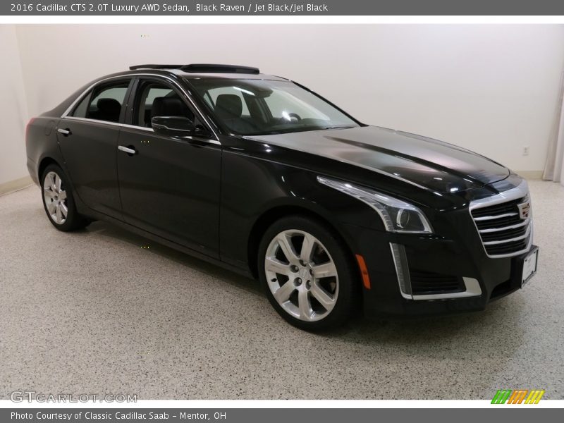 Black Raven / Jet Black/Jet Black 2016 Cadillac CTS 2.0T Luxury AWD Sedan