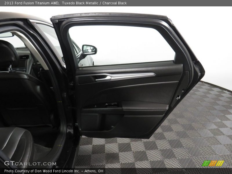 Tuxedo Black Metallic / Charcoal Black 2013 Ford Fusion Titanium AWD