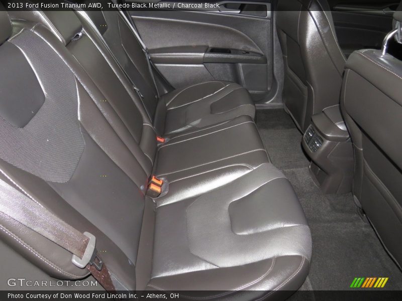 Tuxedo Black Metallic / Charcoal Black 2013 Ford Fusion Titanium AWD