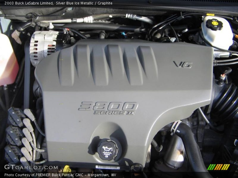 Silver Blue Ice Metallic / Graphite 2003 Buick LeSabre Limited