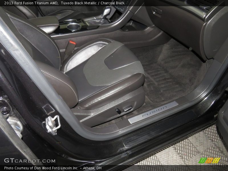 Tuxedo Black Metallic / Charcoal Black 2013 Ford Fusion Titanium AWD