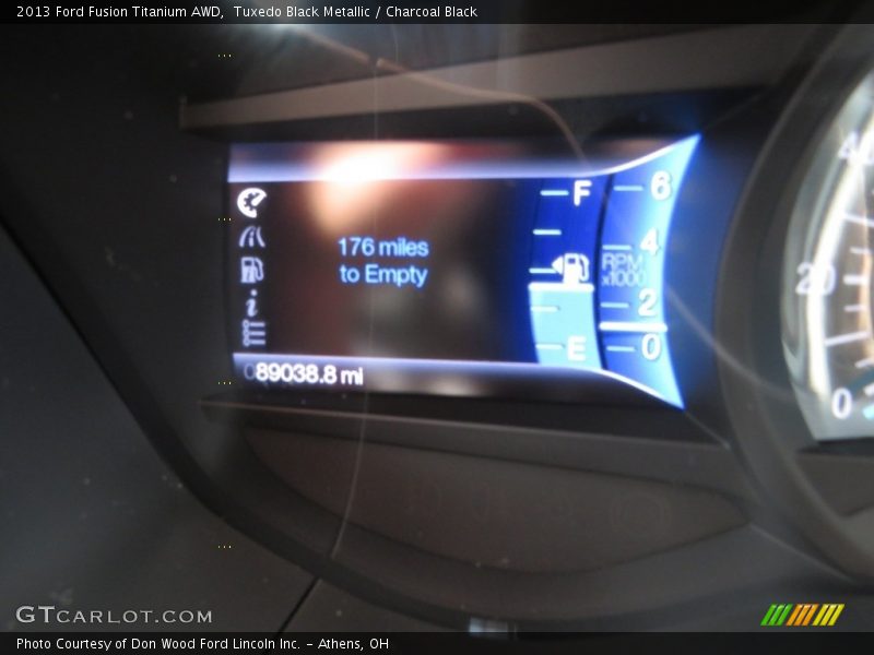 Tuxedo Black Metallic / Charcoal Black 2013 Ford Fusion Titanium AWD