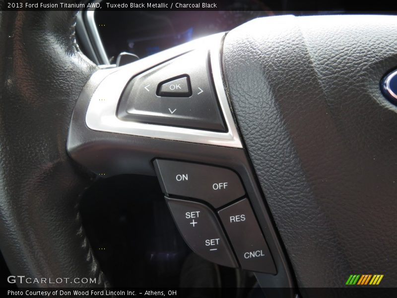 Tuxedo Black Metallic / Charcoal Black 2013 Ford Fusion Titanium AWD