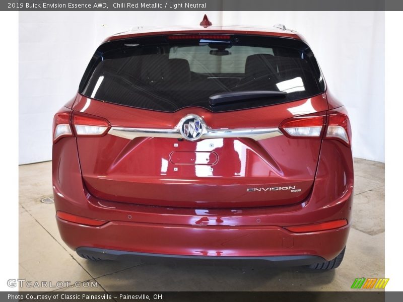 Chili Red Metallic / Light Neutral 2019 Buick Envision Essence AWD