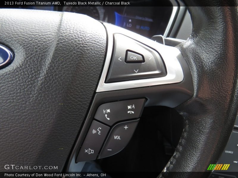 Tuxedo Black Metallic / Charcoal Black 2013 Ford Fusion Titanium AWD