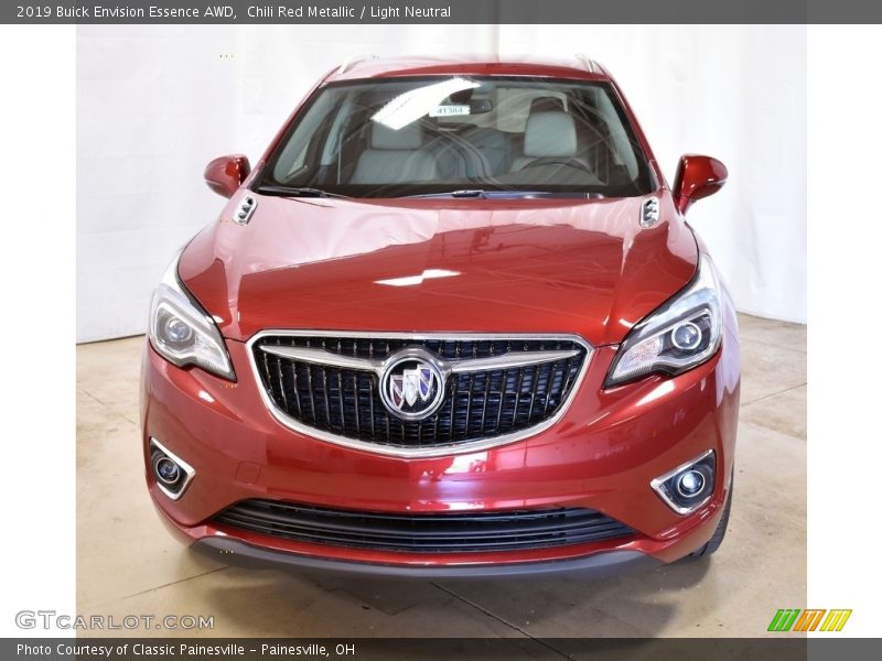 Chili Red Metallic / Light Neutral 2019 Buick Envision Essence AWD