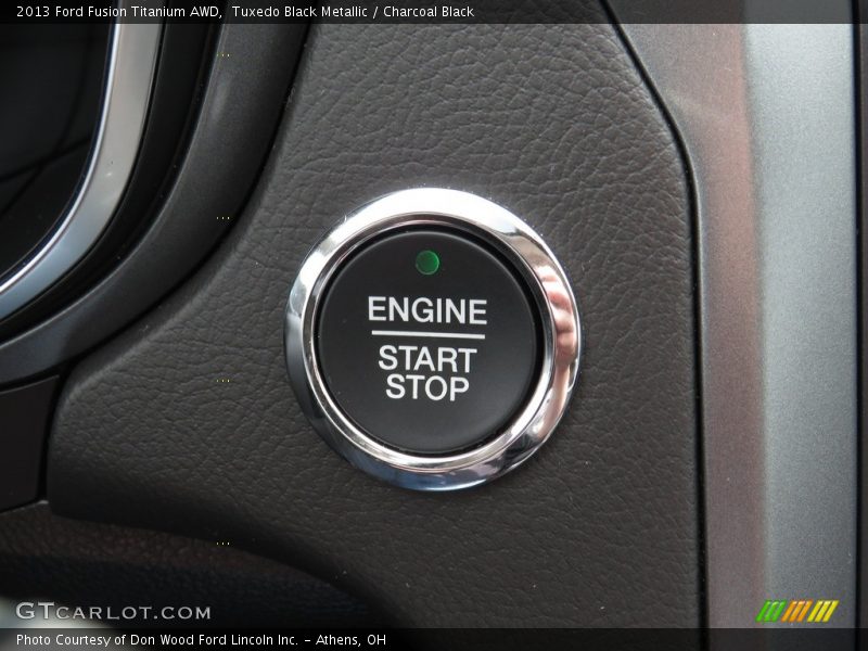 Tuxedo Black Metallic / Charcoal Black 2013 Ford Fusion Titanium AWD