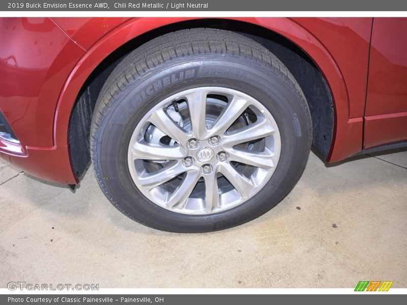 Chili Red Metallic / Light Neutral 2019 Buick Envision Essence AWD