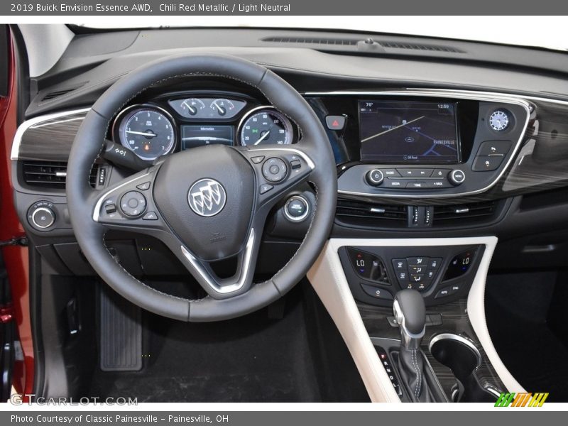 Chili Red Metallic / Light Neutral 2019 Buick Envision Essence AWD