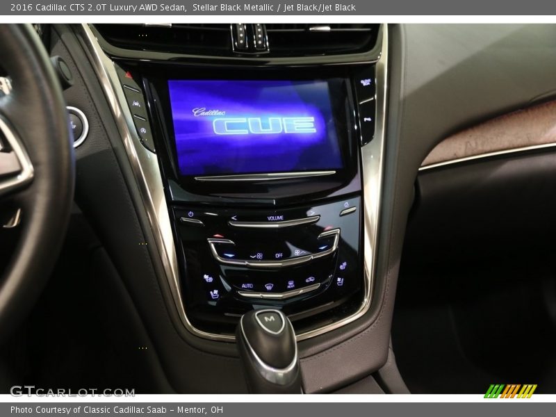 Stellar Black Metallic / Jet Black/Jet Black 2016 Cadillac CTS 2.0T Luxury AWD Sedan