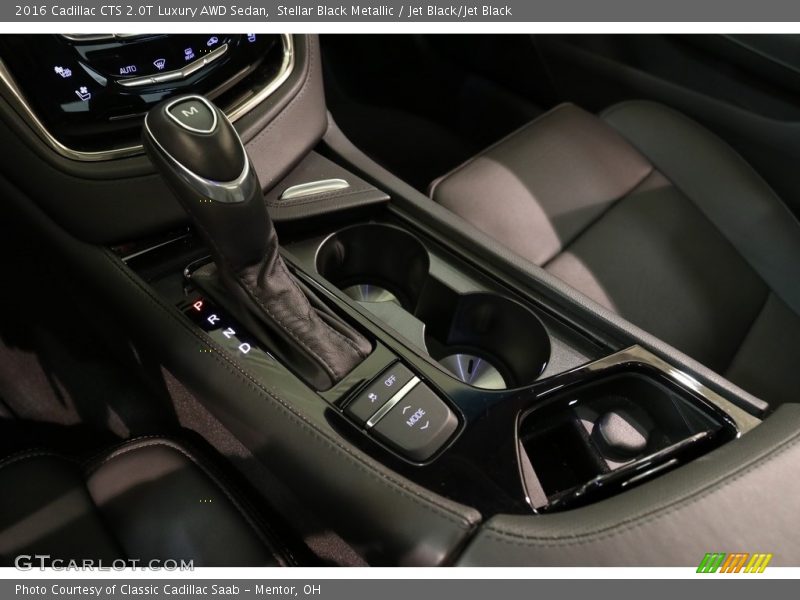Stellar Black Metallic / Jet Black/Jet Black 2016 Cadillac CTS 2.0T Luxury AWD Sedan