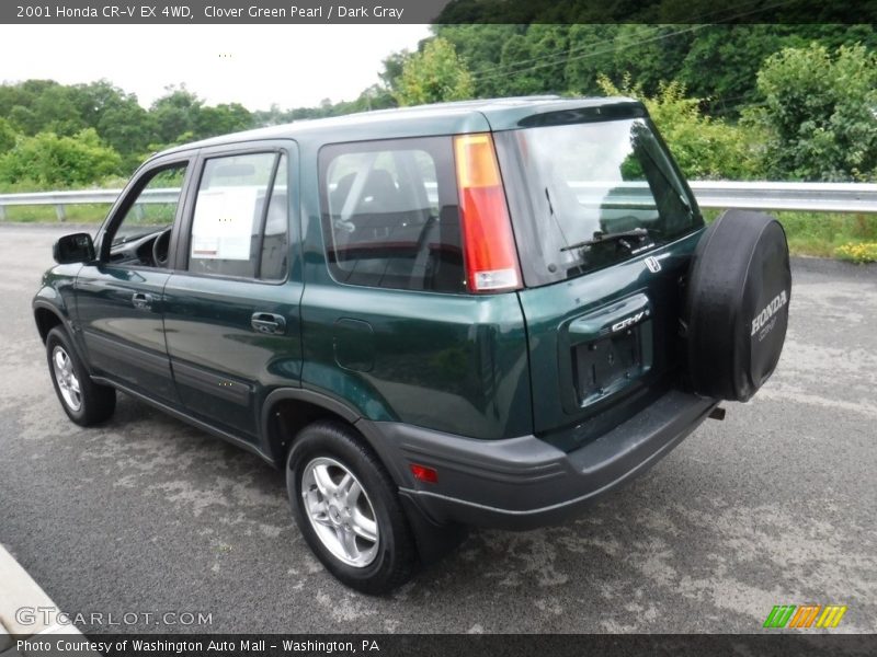 Clover Green Pearl / Dark Gray 2001 Honda CR-V EX 4WD