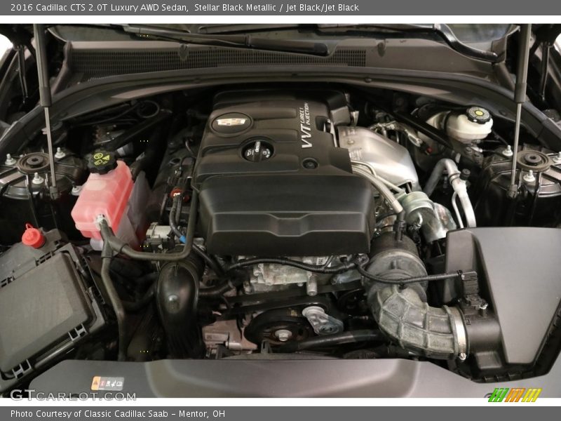 Stellar Black Metallic / Jet Black/Jet Black 2016 Cadillac CTS 2.0T Luxury AWD Sedan