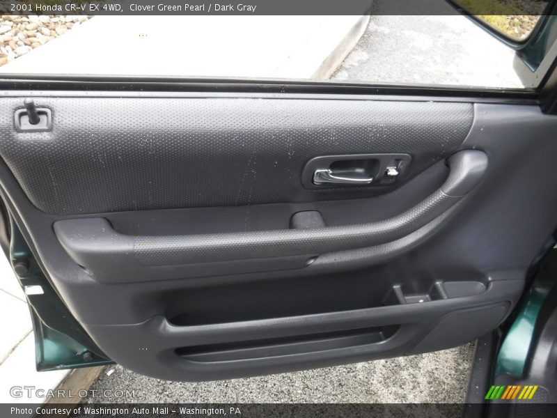 Clover Green Pearl / Dark Gray 2001 Honda CR-V EX 4WD