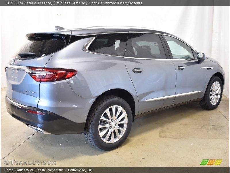 Satin Steel Metallic / Dark Galvanized/Ebony Accents 2019 Buick Enclave Essence