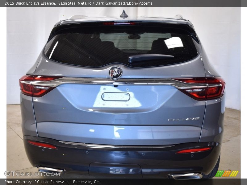 Satin Steel Metallic / Dark Galvanized/Ebony Accents 2019 Buick Enclave Essence