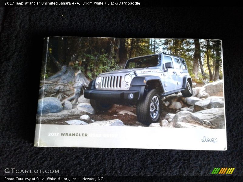 Bright White / Black/Dark Saddle 2017 Jeep Wrangler Unlimited Sahara 4x4