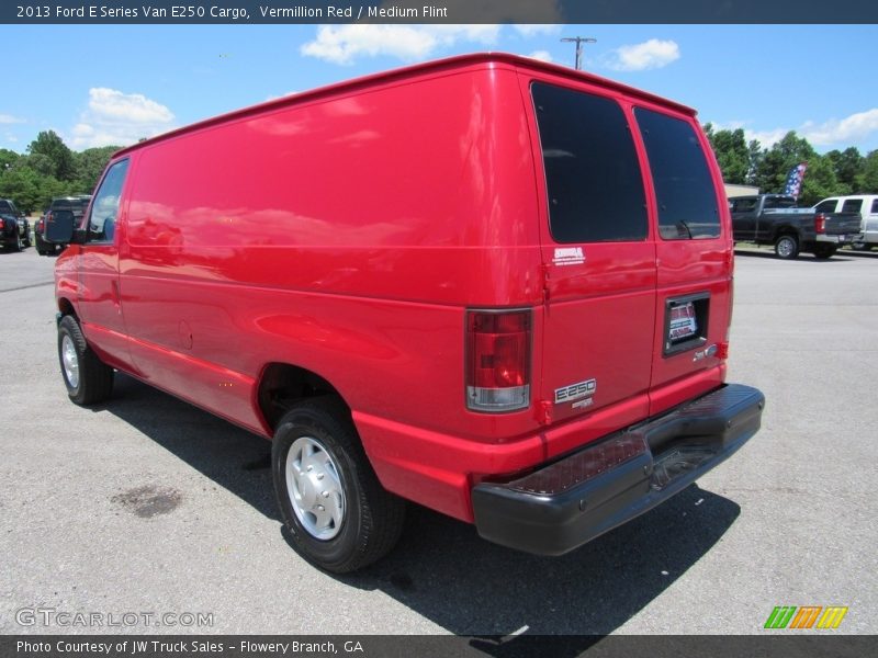Vermillion Red / Medium Flint 2013 Ford E Series Van E250 Cargo