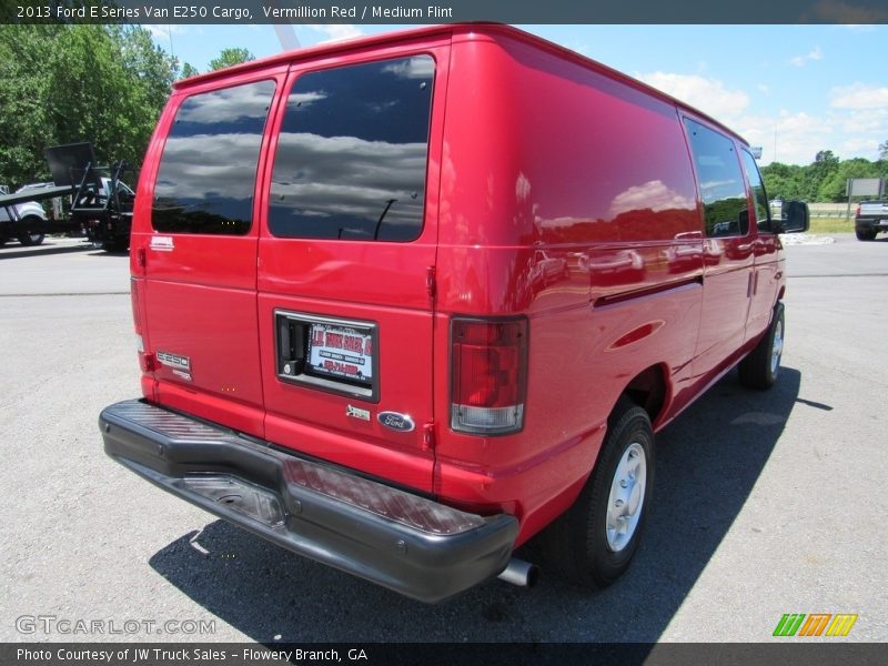Vermillion Red / Medium Flint 2013 Ford E Series Van E250 Cargo