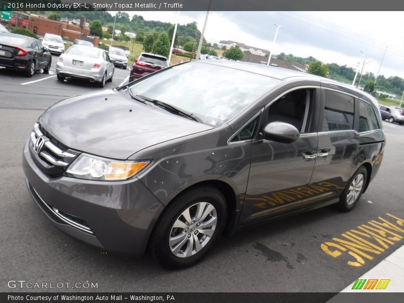 Smoky Topaz Metallic / Truffle 2016 Honda Odyssey EX-L
