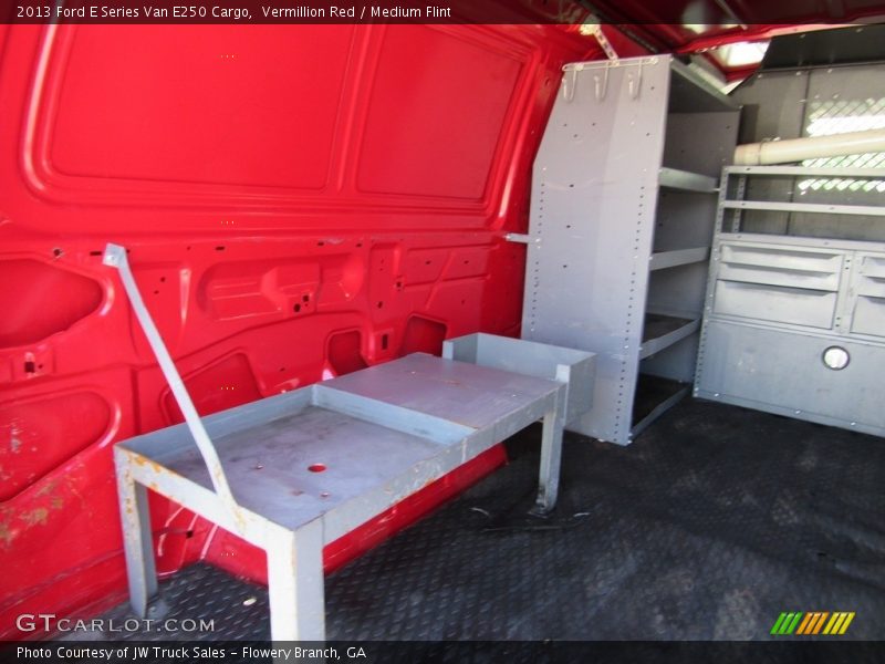 Vermillion Red / Medium Flint 2013 Ford E Series Van E250 Cargo