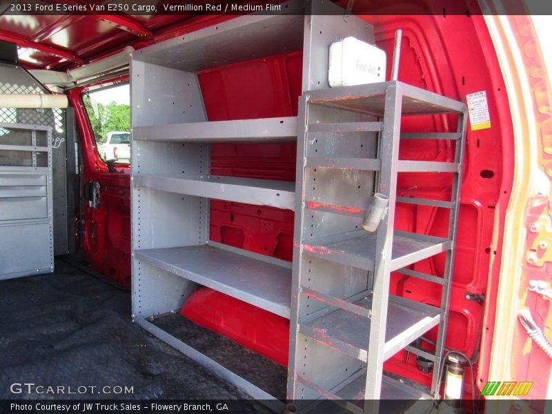 Vermillion Red / Medium Flint 2013 Ford E Series Van E250 Cargo