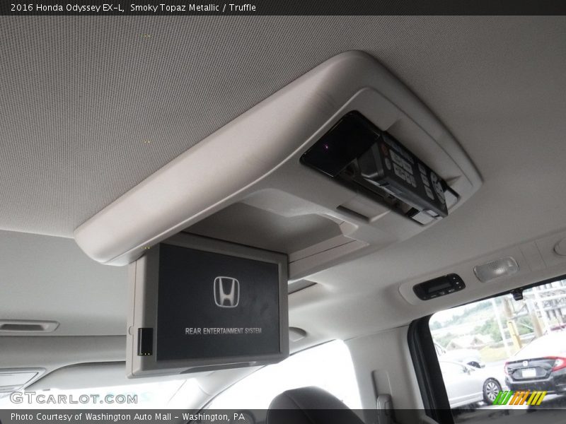 Smoky Topaz Metallic / Truffle 2016 Honda Odyssey EX-L