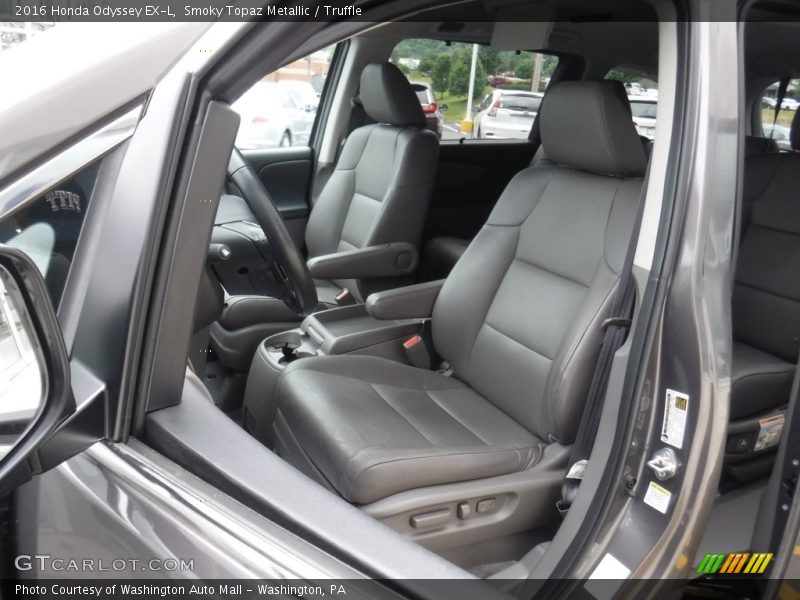 Smoky Topaz Metallic / Truffle 2016 Honda Odyssey EX-L
