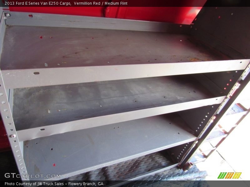 Vermillion Red / Medium Flint 2013 Ford E Series Van E250 Cargo