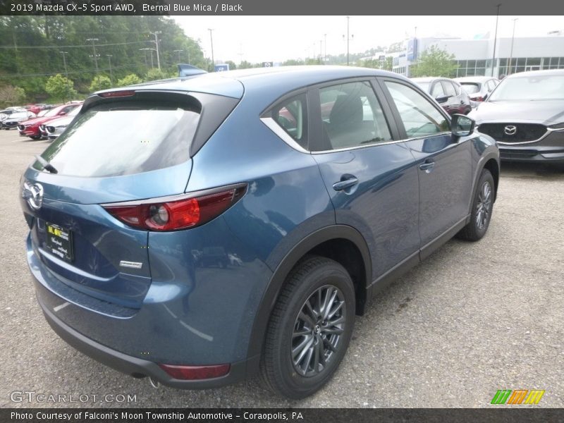 Eternal Blue Mica / Black 2019 Mazda CX-5 Sport AWD