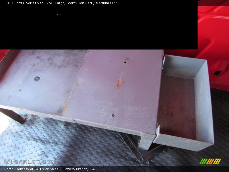 Vermillion Red / Medium Flint 2013 Ford E Series Van E250 Cargo