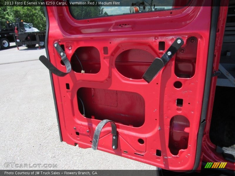 Vermillion Red / Medium Flint 2013 Ford E Series Van E250 Cargo