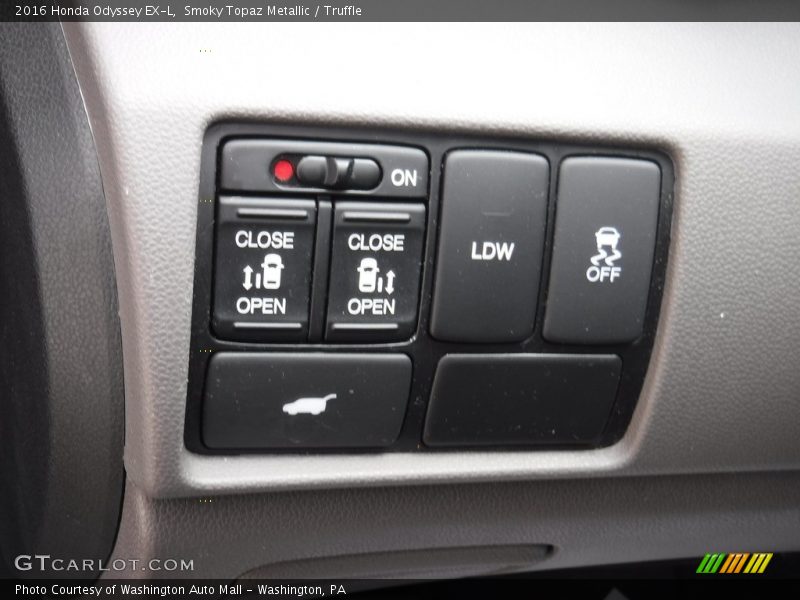 Smoky Topaz Metallic / Truffle 2016 Honda Odyssey EX-L