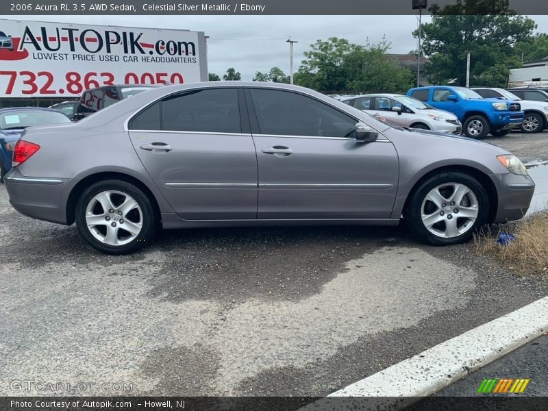Celestial Silver Metallic / Ebony 2006 Acura RL 3.5 AWD Sedan