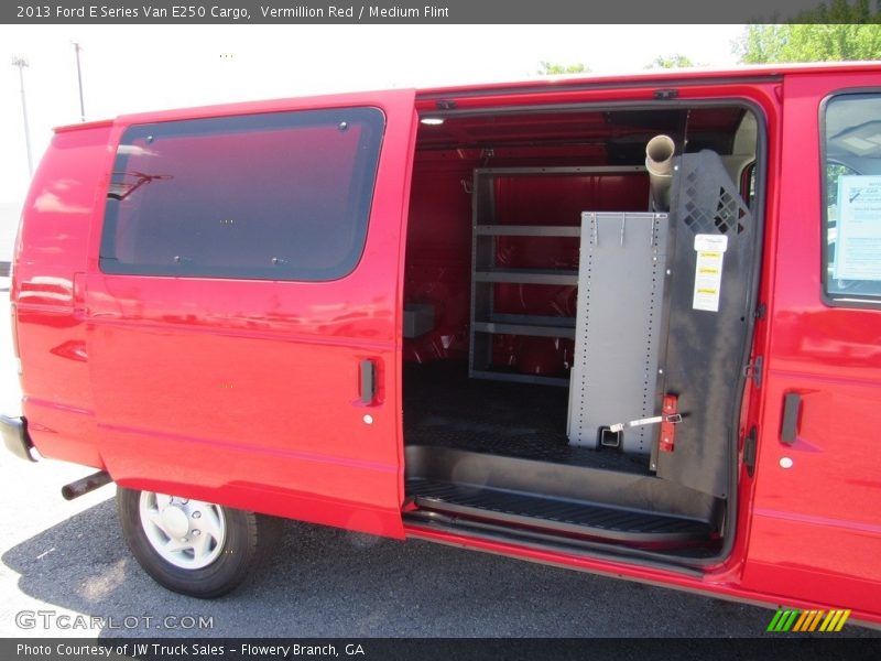 Vermillion Red / Medium Flint 2013 Ford E Series Van E250 Cargo