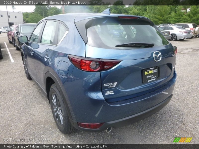 Eternal Blue Mica / Black 2019 Mazda CX-5 Sport AWD