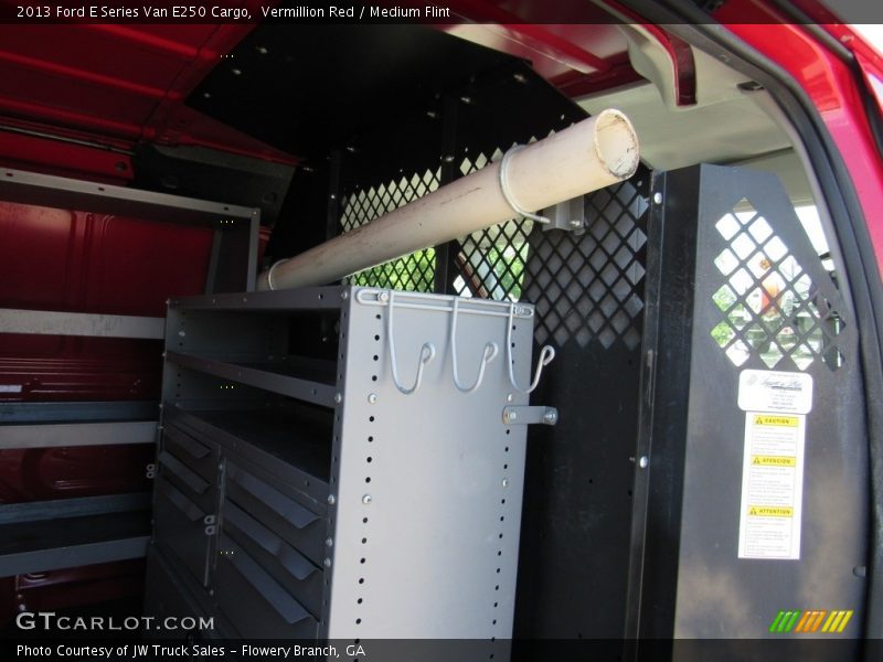 Vermillion Red / Medium Flint 2013 Ford E Series Van E250 Cargo