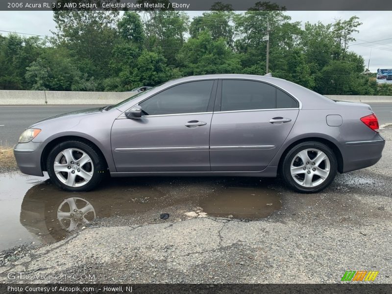 Celestial Silver Metallic / Ebony 2006 Acura RL 3.5 AWD Sedan