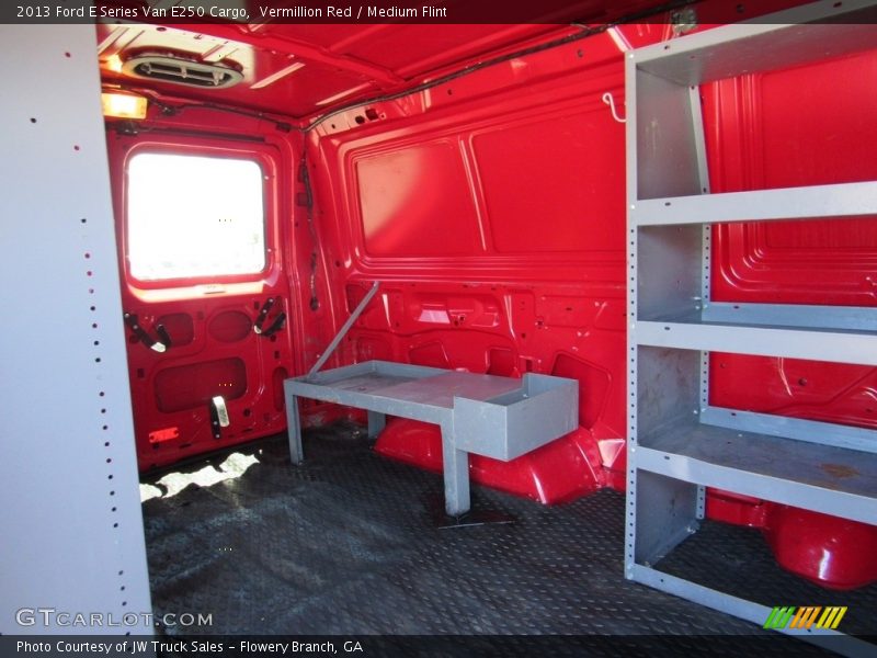 Vermillion Red / Medium Flint 2013 Ford E Series Van E250 Cargo