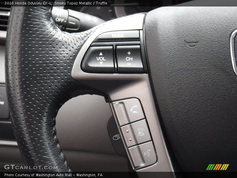 Smoky Topaz Metallic / Truffle 2016 Honda Odyssey EX-L