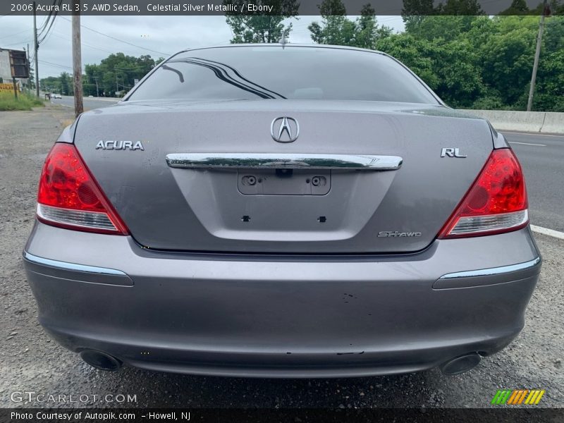 Celestial Silver Metallic / Ebony 2006 Acura RL 3.5 AWD Sedan
