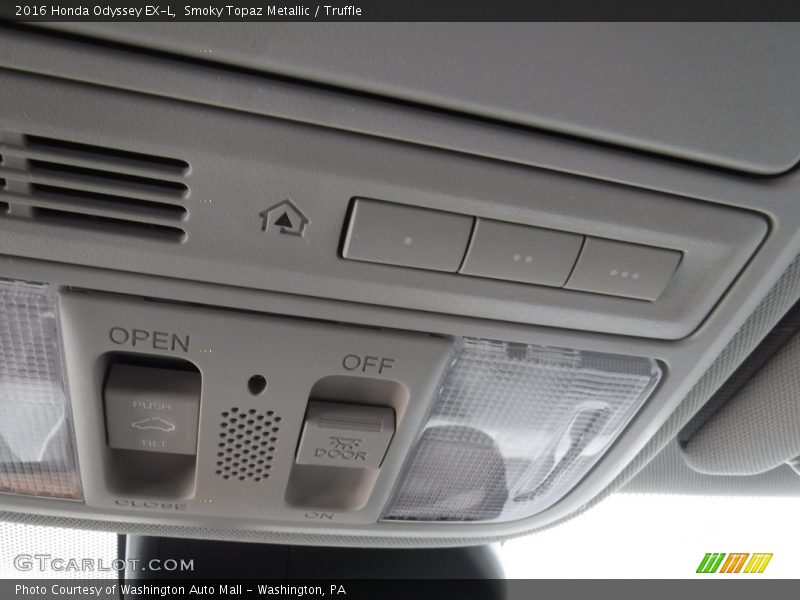 Smoky Topaz Metallic / Truffle 2016 Honda Odyssey EX-L