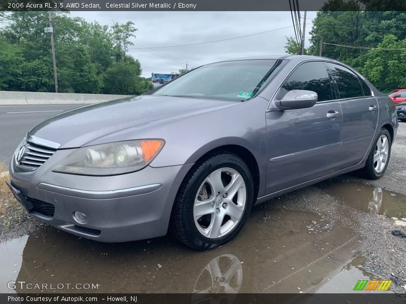Celestial Silver Metallic / Ebony 2006 Acura RL 3.5 AWD Sedan