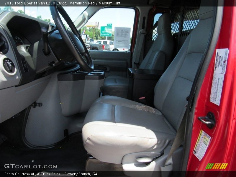 Vermillion Red / Medium Flint 2013 Ford E Series Van E250 Cargo