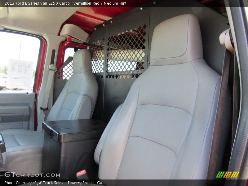 Vermillion Red / Medium Flint 2013 Ford E Series Van E250 Cargo