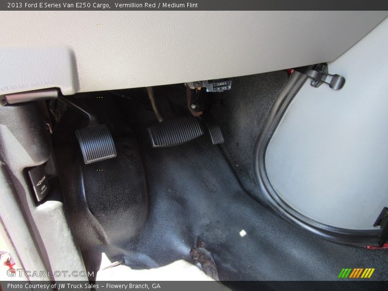 Vermillion Red / Medium Flint 2013 Ford E Series Van E250 Cargo