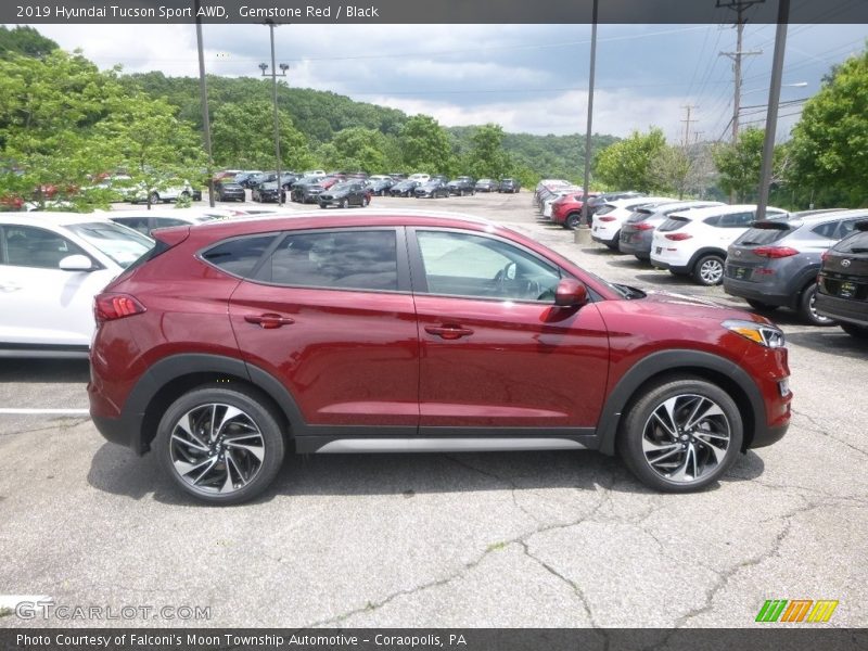 Gemstone Red / Black 2019 Hyundai Tucson Sport AWD